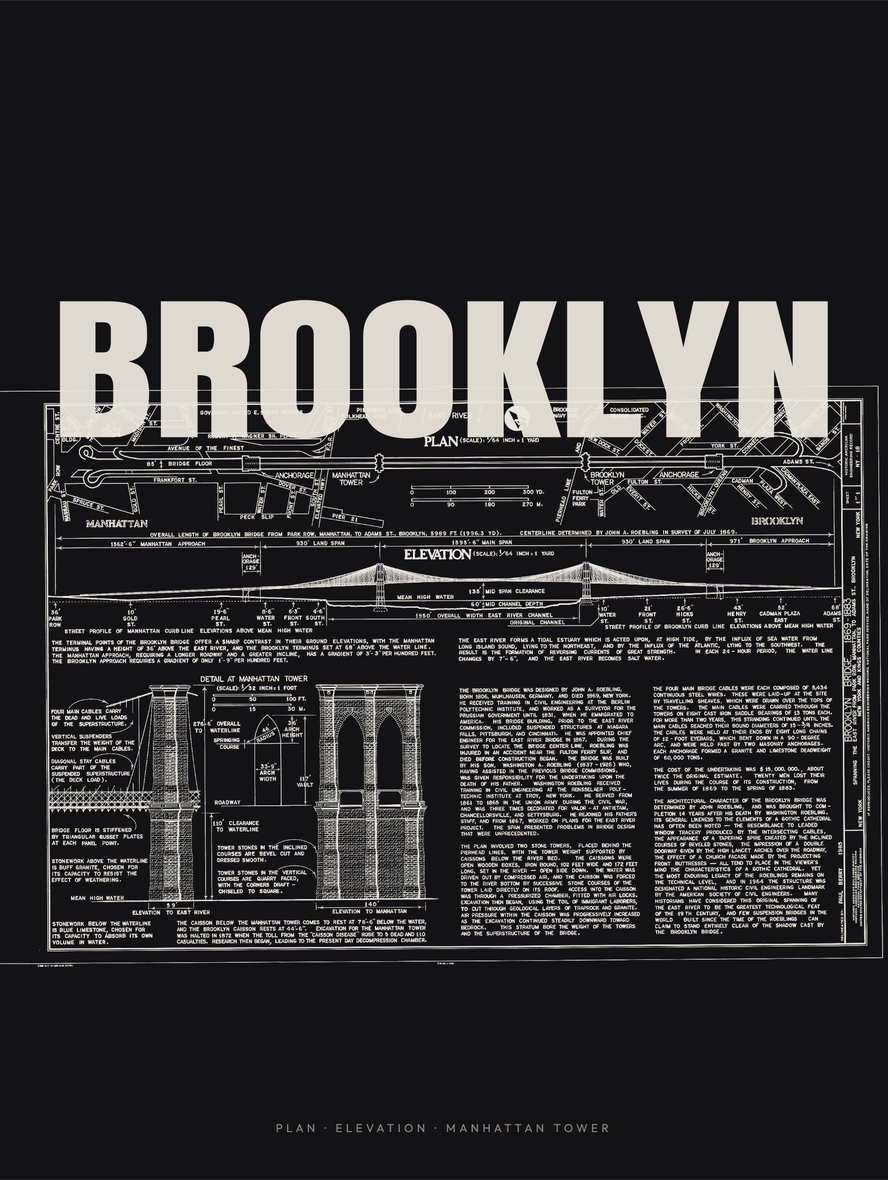 the brooklyn bridge — architecture