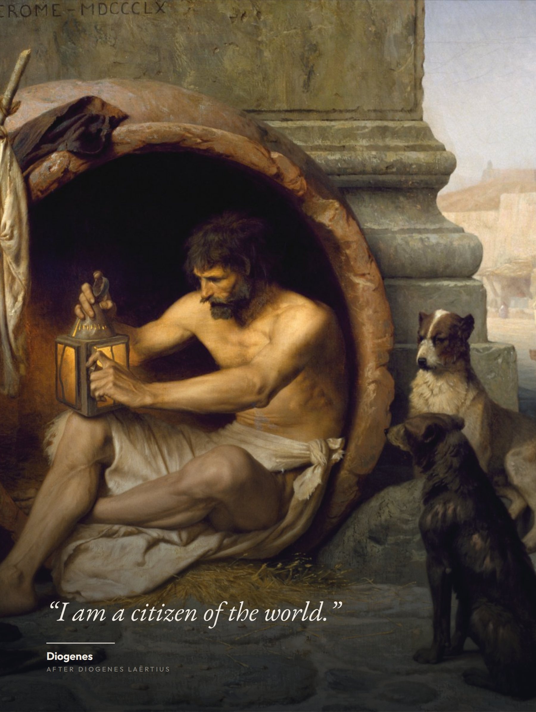 diogenes · citizen of the world — philosophy