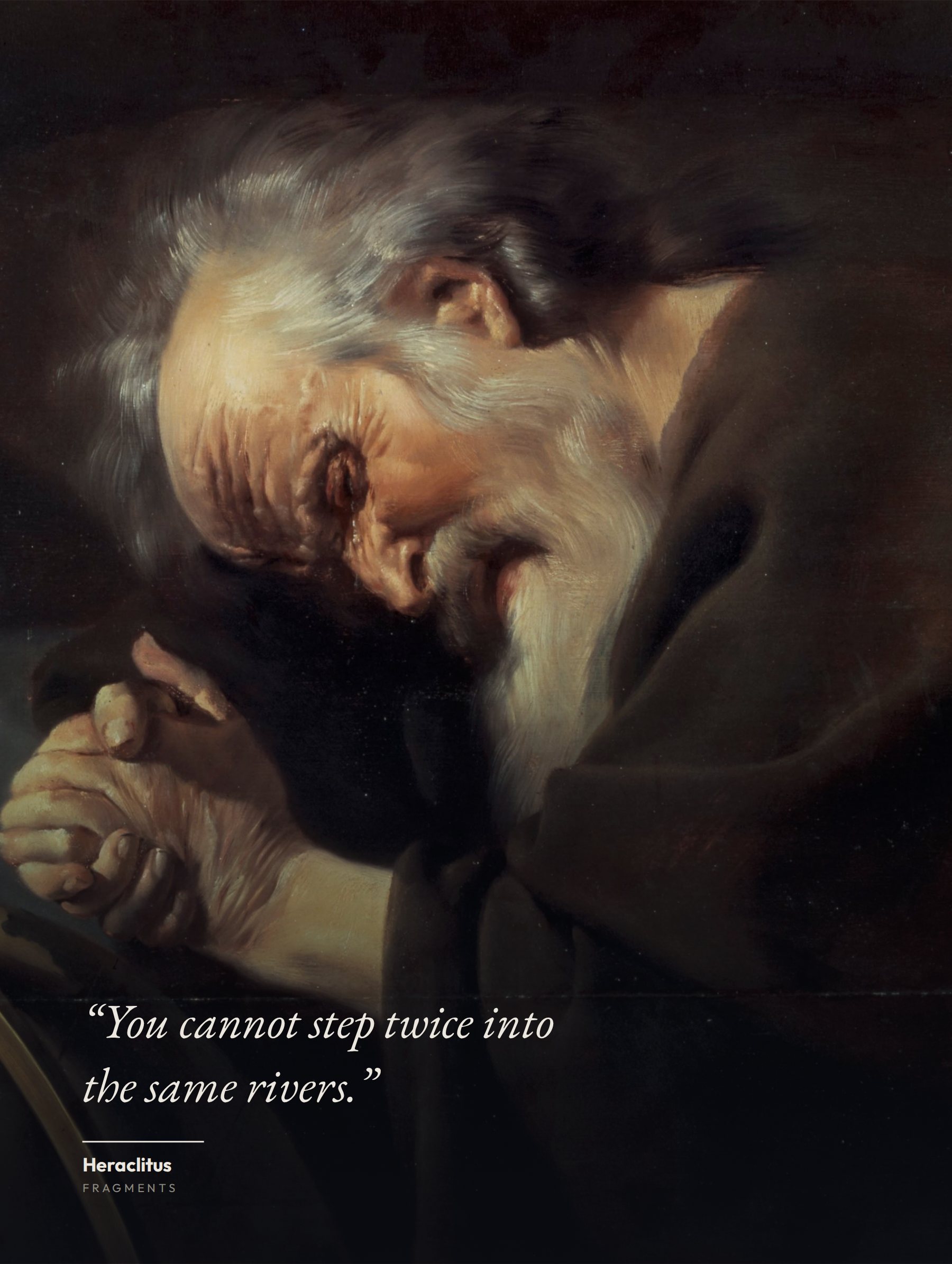 heraclitus · the rivers — philosophy