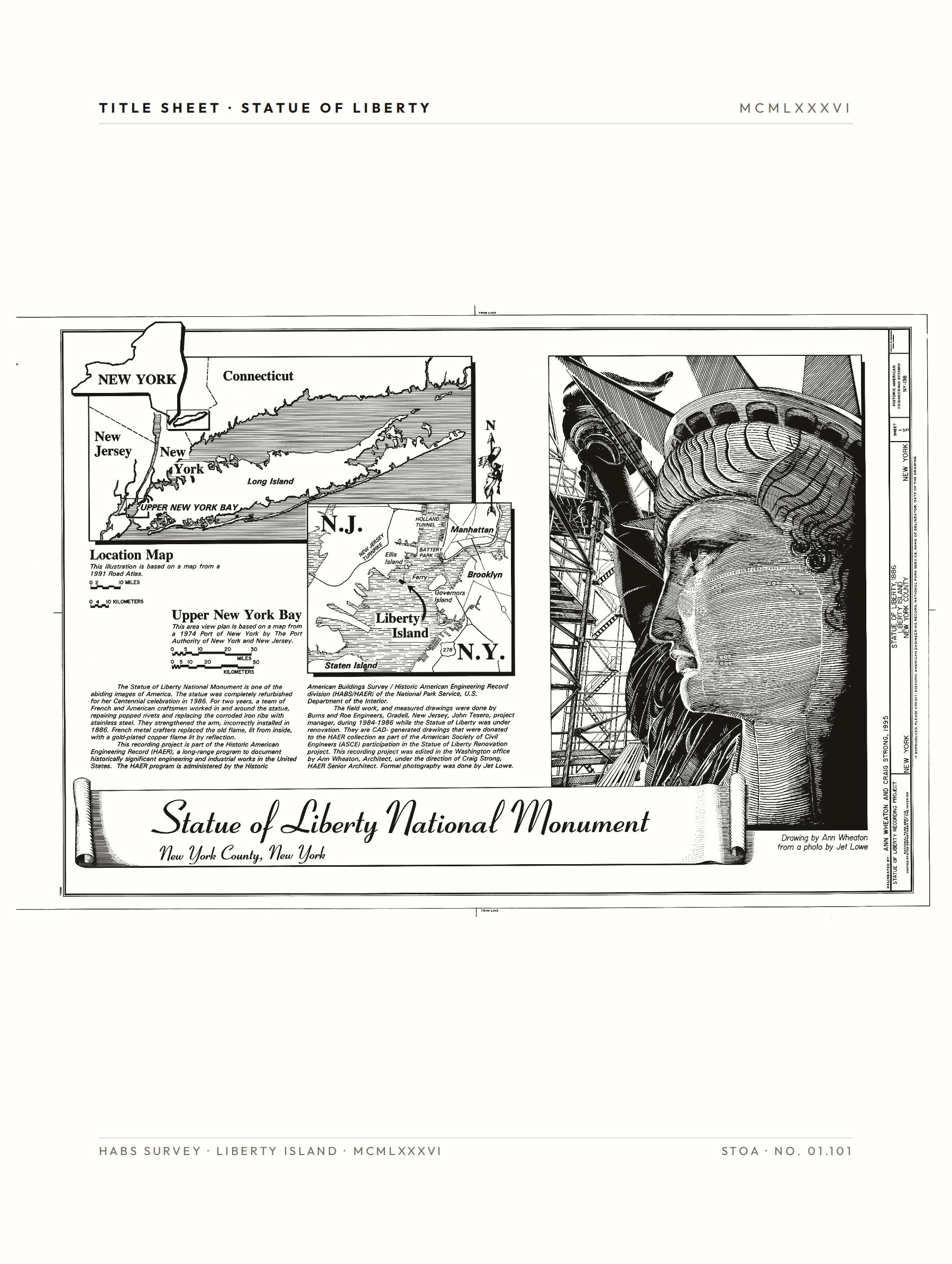 the statue of liberty — architecture